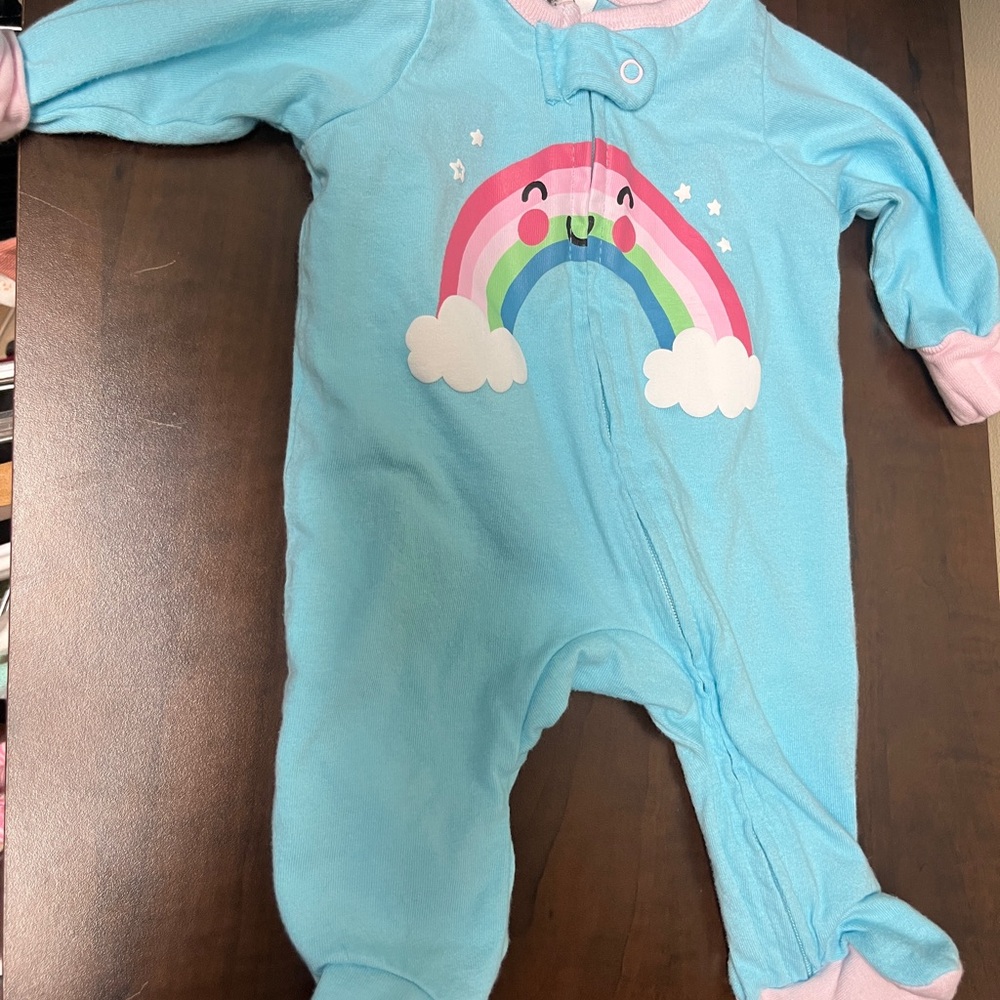 Blue Rainbow Kids One Piece